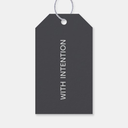 Geometry Luxe Geschenkanhänger (Rückseite)