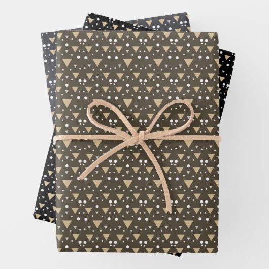 Geometry Luxe Geschenkpapier Set (Beispiel)