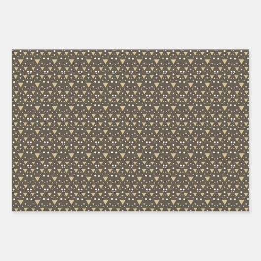 Geometry Luxe Geschenkpapier Set (Vorderseite)