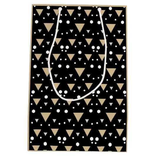  Geometry Luxe Mittlere Geschenktüte (Rückseite)