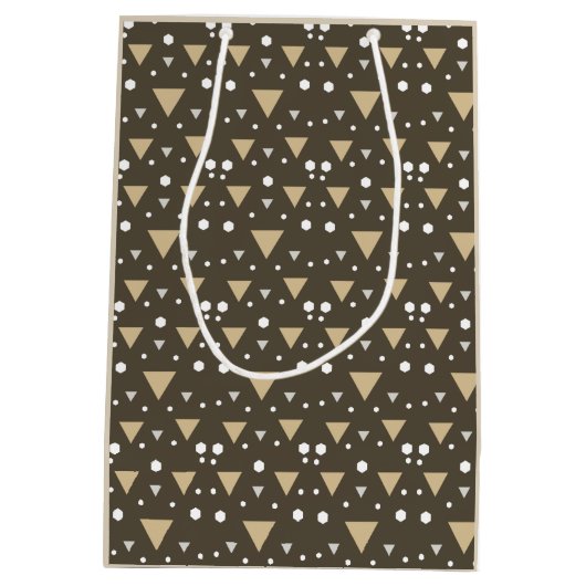  Geometry Luxe Mittlere Geschenktüte (Rückseite)