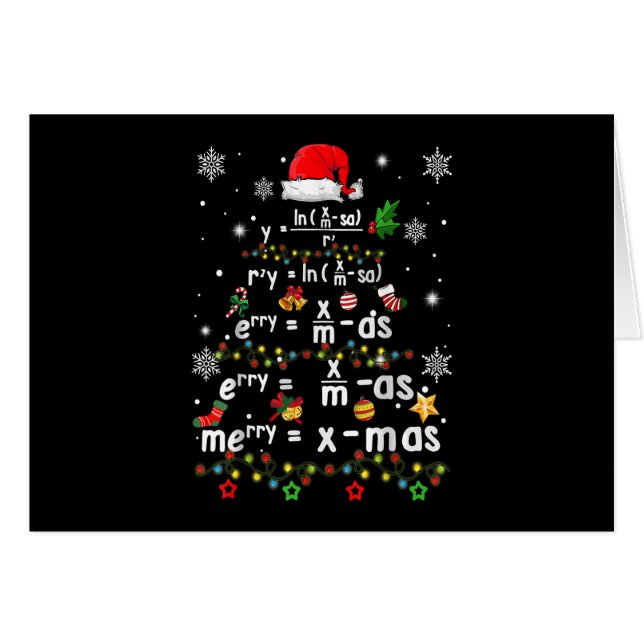 Geometry Math Science Lehrer Weihnachten (Vorderseite (Horizontal))