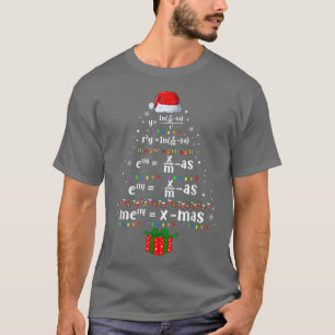 Geometry Math Science Teacher Frohe Weihnachten T-Shirt