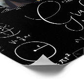 Geometry Mathematic Abschluss Foto Poster (Ecke)