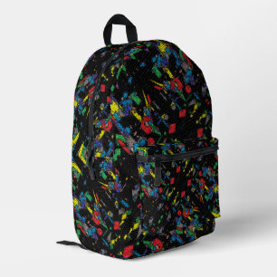 Geometry Mechanism Black Bedruckter Rucksack