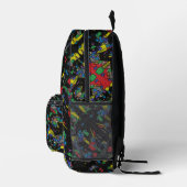 Geometry Mechanism Black Bedruckter Rucksack (Rechts)