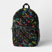 Geometry Mechanism Black Bedruckter Rucksack (Vorderseite)