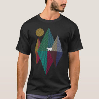 Geometry mountain bear T-Shirt