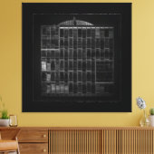 Geometry No 46 with Border Leinwanddruck (Insitu (Wohnzimmer))