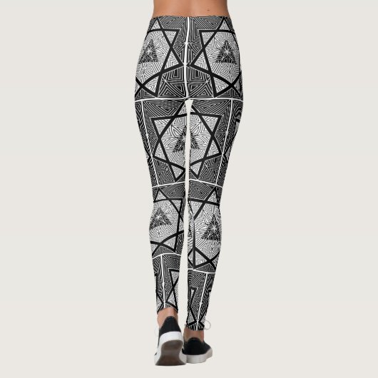 GEOMETRY PATTERN LEGGINGS (Rückseite)