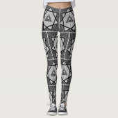 GEOMETRY PATTERN LEGGINGS (Vorderseite)