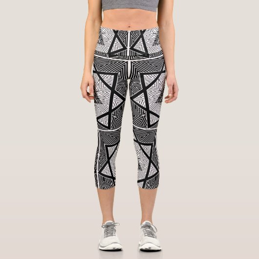 GEOMETRY PATTERN LEGGINGS (Vorderseite)