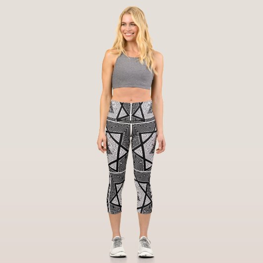 GEOMETRY PATTERN LEGGINGS (Vorderseite)