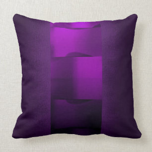 Geometry Pflaume Lila 3-dimensionales Amethyst Kissen