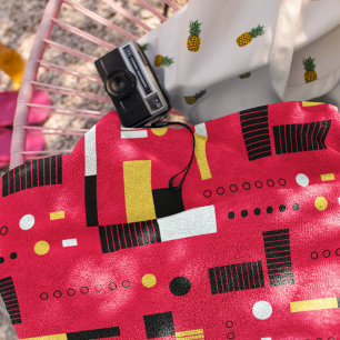 Geometry Polka Streifen Badhandtuch Set
