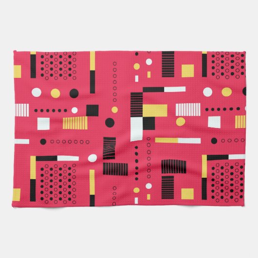 Geometry Polka Streifen Geschirrtuch (Horizontal)
