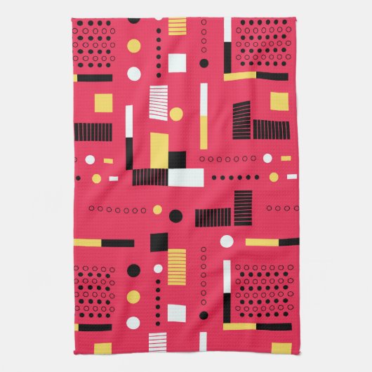 Geometry Polka Streifen Geschirrtuch (Vertikal)