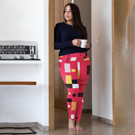 Geometry Polka Streifen Leggings