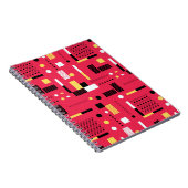 Geometry Polka Streifen Notizblock (Rechte Seite)