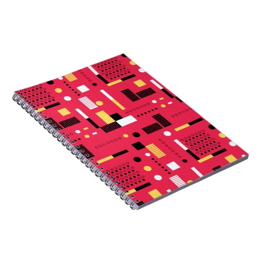 Geometry Polka Streifen Notizblock (Rechte Seite)