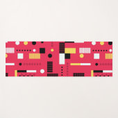 Geometry Polka Streifen Yogamatte (Vorderseite (Horizontal))