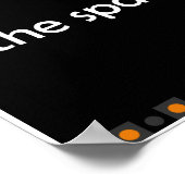 Geometry Pythagoras quote Poster (Ecke)