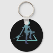 Geometry Rope Jumping Schlüsselanhänger (Vorderseite)