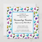 Geometry Trigonometry Genius Graduation Party Fun Einladung (Vorderseite)