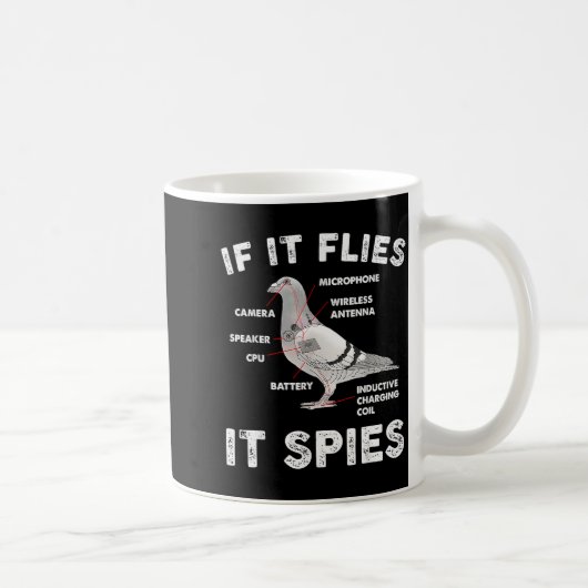 Geon If It Flies Ses Geon Anatomy Theory Bird Love Kaffeetasse (Rechts)