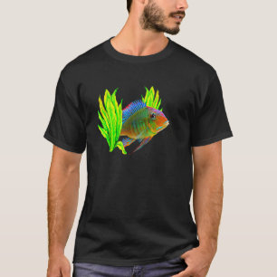 Geophagus Eartheater Cichlid Aquarium hält Fisch T-Shirt