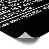 Geophysicist Noun Definition Geophysics Lover Cool Poster (Ecke)