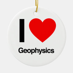 Geophysik in der Liebe Keramikornament