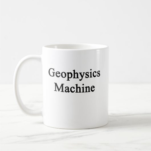 Geophysik-Maschine Kaffeetasse (Links)