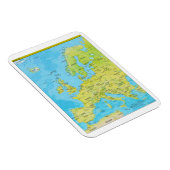 Geopolitische Regionalkarte Europas Magnet (Rechte Seite)