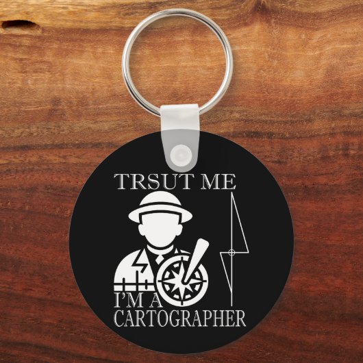 Georaum-/Erhebungsschlüssel Schlüsselanhänger (Vorderseite)