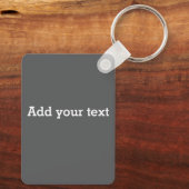 Georaumschlüssel Schlüsselanhänger (Rückseite)