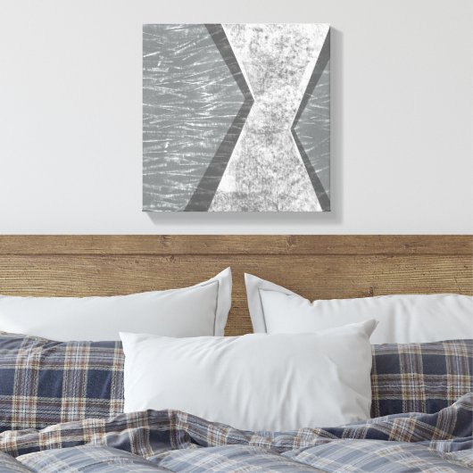 Georchestrierte Geometrie IV Leinwanddruck (Insitu (Schlafzimmer))