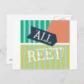 Geordie Card - All Reet? Postkarte (Vorne/Hinten)