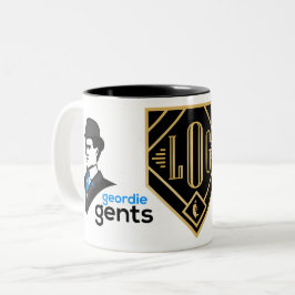 Geordie Gents - Gents FF Logo-Kaffee-Tasse Zweifarbige Tasse