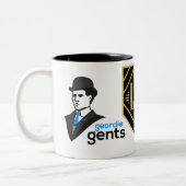 Geordie Gents - Gents FF Logo-Kaffee-Tasse Zweifarbige Tasse (Links)