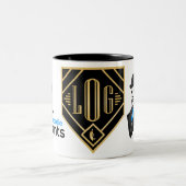 Geordie Gents - Gents FF Logo-Kaffee-Tasse Zweifarbige Tasse (Mittel)