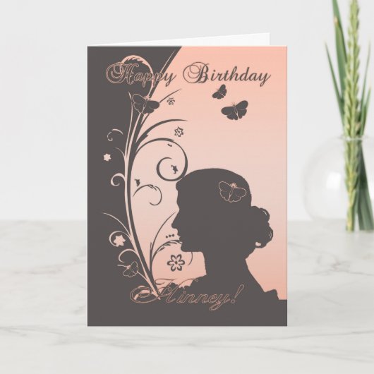 Geordie - Hinney Birthday Card für Special Lady Karte (Vorderseite)
