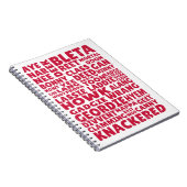 Geordie slang Northern English Notizblock (Rechte Seite)