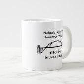 Geordie-Tasse Jumbo-Tasse (Vorderseite Rechts)