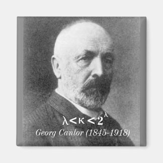 Georg Cantor, die Kontinuumhypothese Magnet