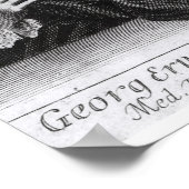 Georg Ernest Stahl Poster (Ecke)