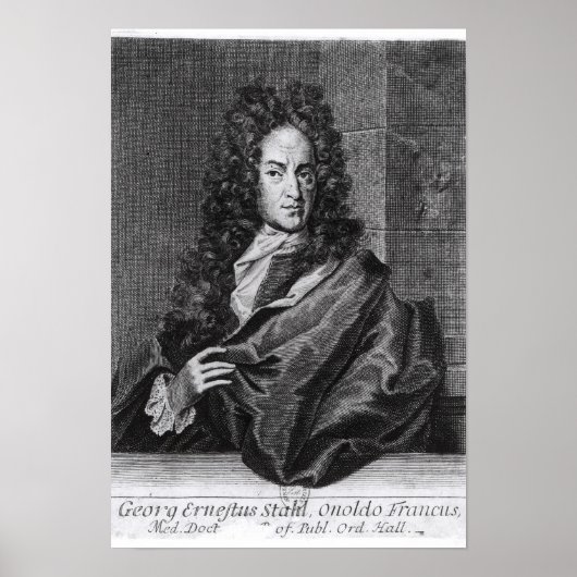 Georg Ernest Stahl Poster (Vorne)