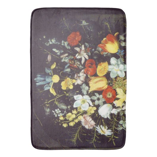 Georg Flegel Big Stück Blume (in Nische) Badematte (Vorderseite Vertikal)