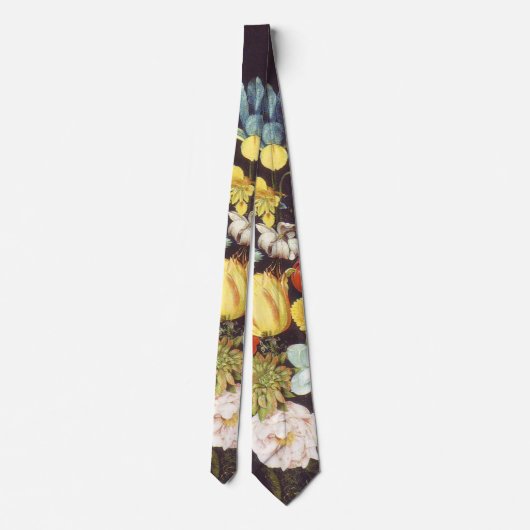 Georg Flegel Big Stück Blume (in Nische) Krawatte (Rückseite)