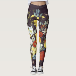 Georg Flegel Big Stück Blume (in Nische) Leggings